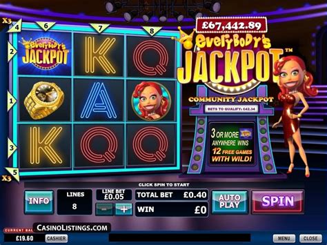 everybodys jackpot casinos|Everybodys Jackpot Winners, Rankings and Top Casinos.